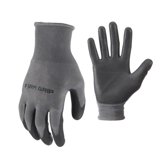 Par de guantes de trabajo de poliuretano (Talla L) - Firm Grip (Nuevo)