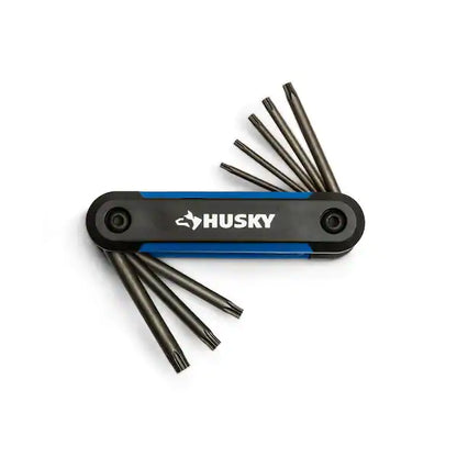 Juego de llaves torx plegable de 8 piezas - Husky (Nuevo, sin empaque)