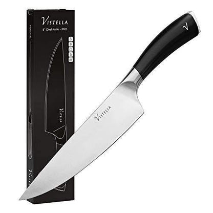 Cuchillo de chef de acero inoxidable 8" - Vistella (Nuevo)