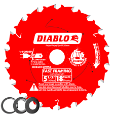 Disco 5 1/2" de corte con 18 dientes para sierra circular - Diablo (Nuevo, empaque abierto)