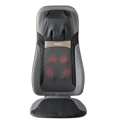 Masajeador de cuello y espalda con calor y cojín de asiento - Homedics Shiatsu Elite II (Nuevo, caja abierta)