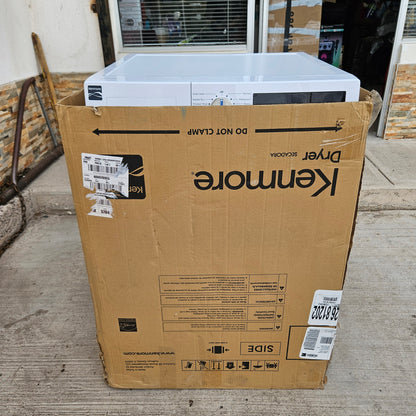 Secadora compacta eléctrica con sensor inteligente 220 V, 4 pies cúbicos - Kenmore (Nuevo, caja abierta)