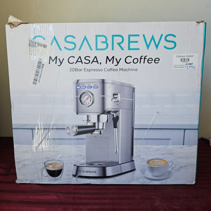 Cafetera para espresso y cappuccino 20 bares - Casabrews (Nuevo, caja abierta)