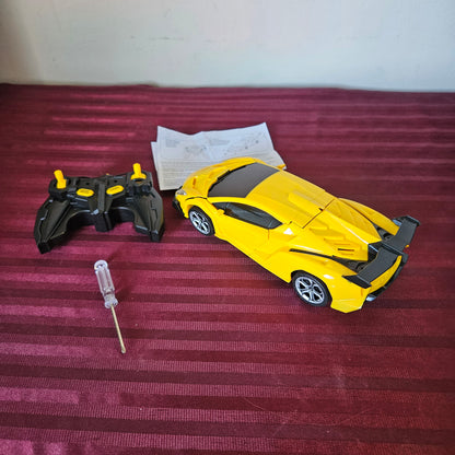 Carro transformer control remoto escala 1:18 - Britik (Nuevo, caja abierta)