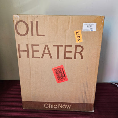 Mini calefactor portátil radiante de aceite - ChicNow (Nuevo, caja abierta)