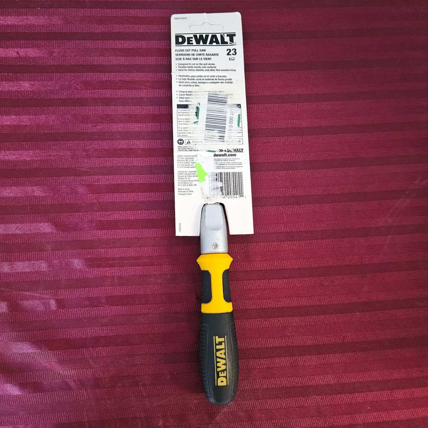 Sierra de corte al ras con hoja flexible - DEWALT (Nuevo, empaque abierto)