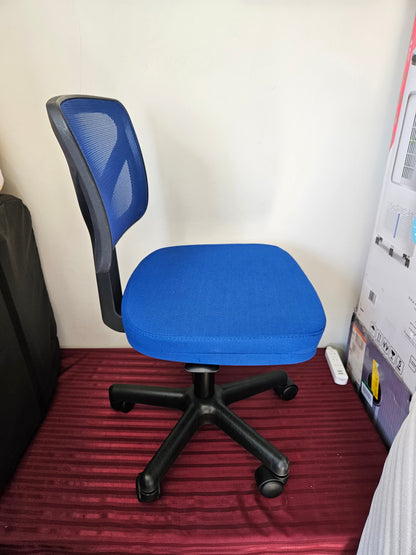 Silla para escritorio giratoria color azul de altura ajustable - NEWBULIG (Nuevo)