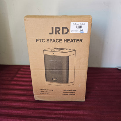 Calefactor eléctrico digital de cerámica portátil PTC oscilante - JRD (Nuevo, caja abierta)