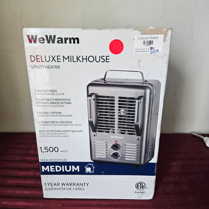 Calefactor eléctrico portátil color gris - We Warm (Nuevo, caja abierta)