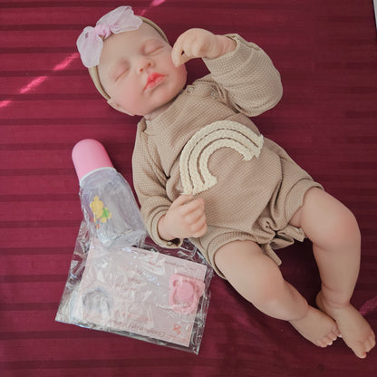 Bebé Reborn niña cuerpo completo de vinilo siliconado (Nuevo)