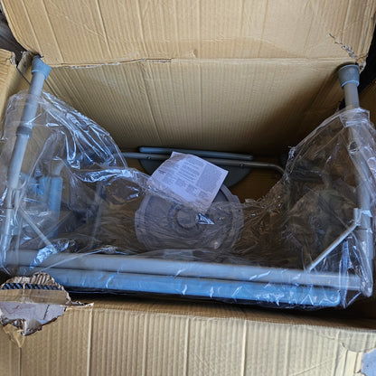 Silla con inodoro 3 en 1 para pacientes que luchan con obesidad - Homecraft Deluxe (Nuevo, caja abierta)