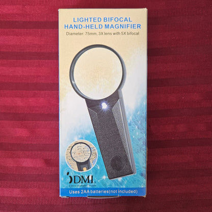 Lupa bifocal con luz LED - DMI (Nuevo)