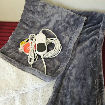 Manta térmica eléctrica color gris (62" x 84") - Homemate (Nuevo)