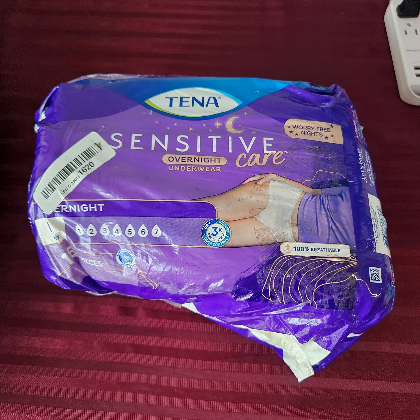 Pañales para mujer nocturno 11 piezas talla L - TENA (Nuevo)