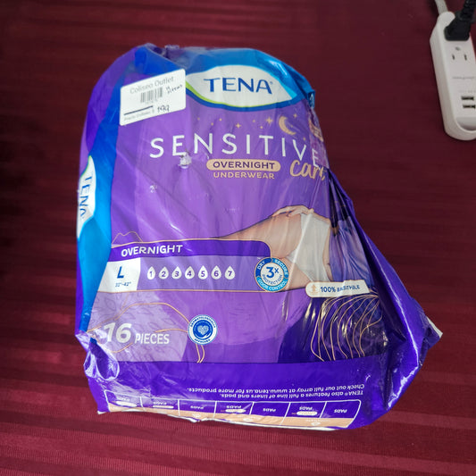 Pañales para mujer nocturno 11 piezas talla L - TENA (Nuevo)