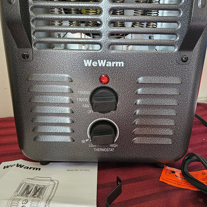Calefactor eléctrico portátil color gris - We Warm (Nuevo, caja abierta)