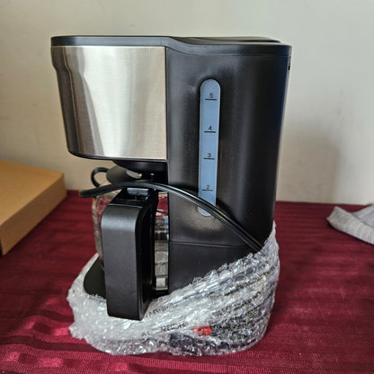 Cafetera de 5 tazas de acero inoxidable con filtro reutilizable - KRUPS (Nuevo, caja abierta)