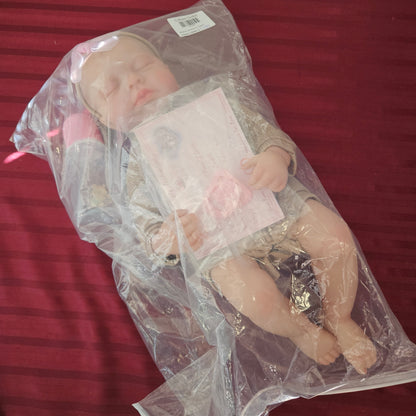 Bebé Reborn niña cuerpo completo de vinilo siliconado (Nuevo)