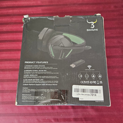 Audífonos Gamer inalámbricos - Binnune BW01 (Nuevo, caja abierta)