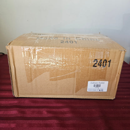 Casco para motocicleta color negro brillante (Talla XL) - (Nuevo, caja abierta)