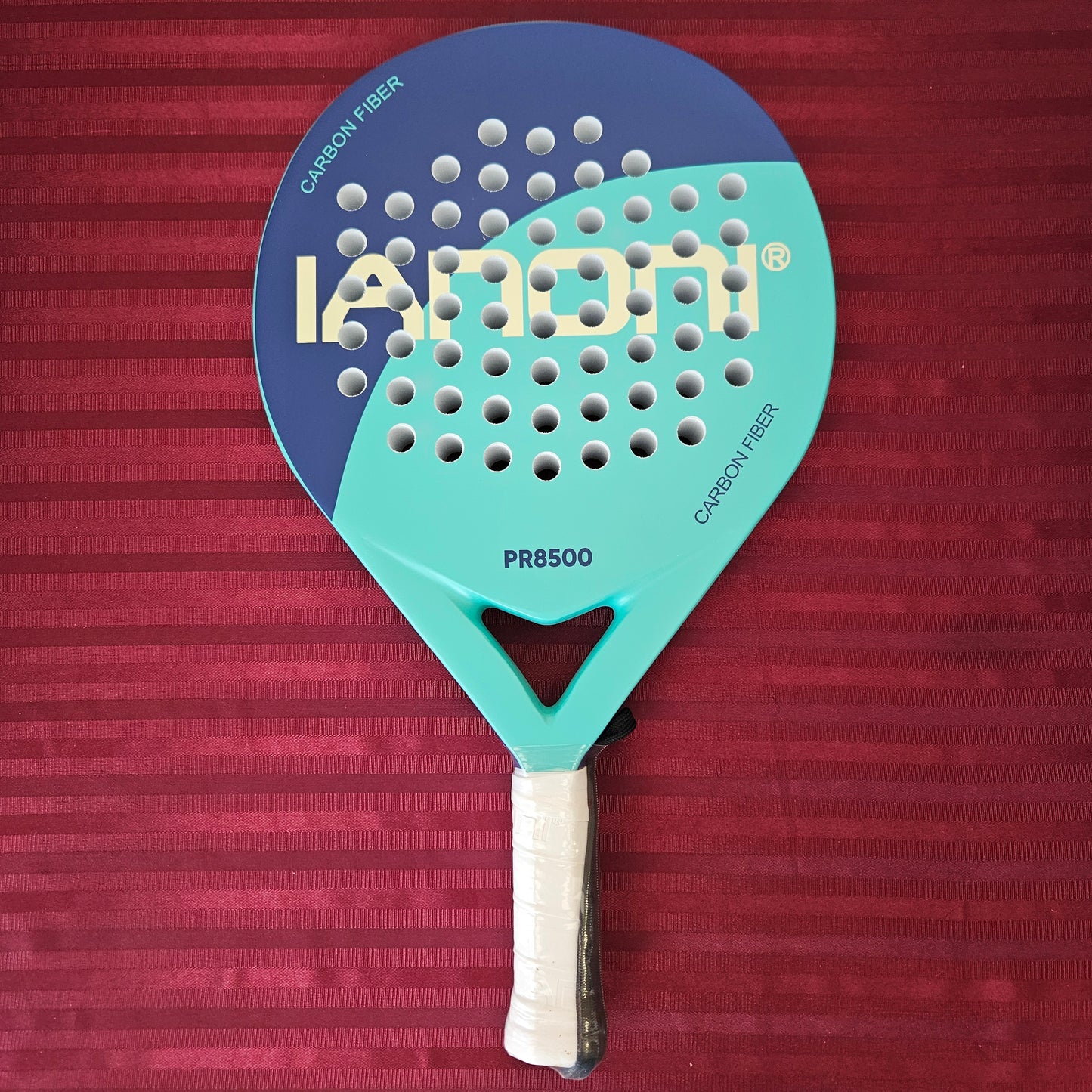 Pala para Padel color verde con azul - IANONI PR8500 (Nuevo)