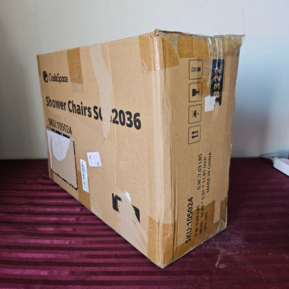 Asiento para ducha con respaldo - OasisSpace (Nuevo, caja abierta)