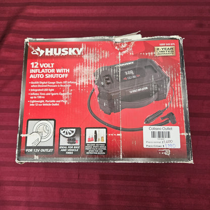 Inflador portátil de 12 V - Husky (Nuevo, caja abierta)