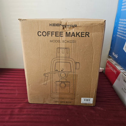 Cafetera para espresso y cappuccino 3.5 bares - Keenstar (Nuevo, caja abierta)