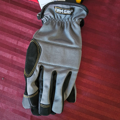 Par de guantes de trabajo color gris (Talla L) - Firm Grip Utility (Nuevo)
