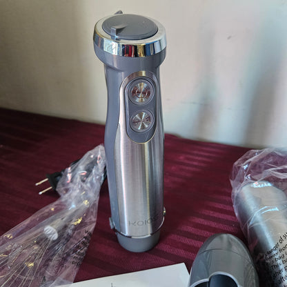 Batidora de mano de inmersión 3 en 1 de acero inoxidable - KOIOS (Nuevo, caja abierta)