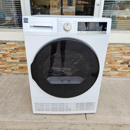 Secadora compacta eléctrica con sensor inteligente 220 V, 4 pies cúbicos - Kenmore (Nuevo, caja abierta)