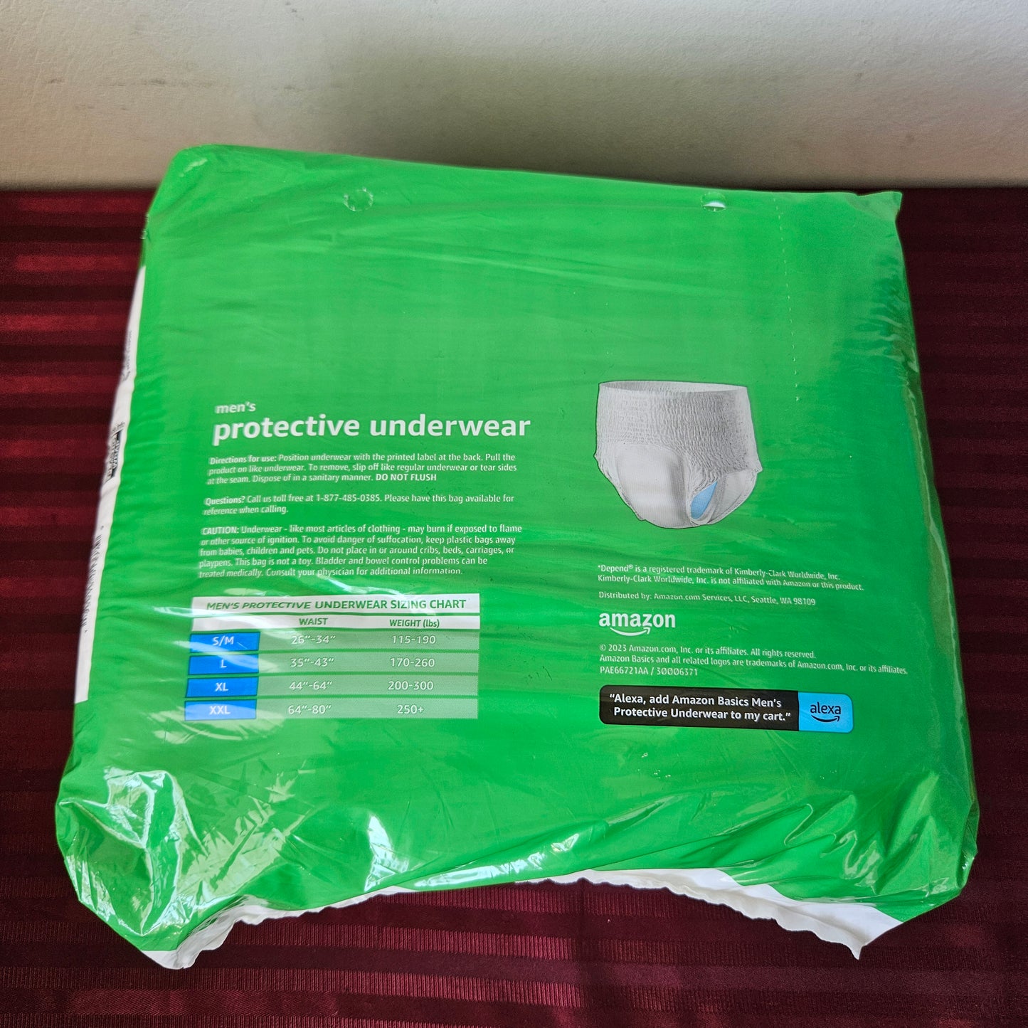 Pañales para hombre 14 piezas talla XXL - Amazon Basics (Nuevo)