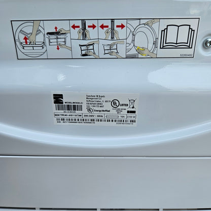 Secadora compacta eléctrica con sensor inteligente 220 V, 4 pies cúbicos - Kenmore (Nuevo, caja abierta)