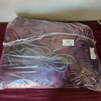 Manta térmica eléctrica color guinda individual (62" x 84") - Sunbeam (Nuevo)