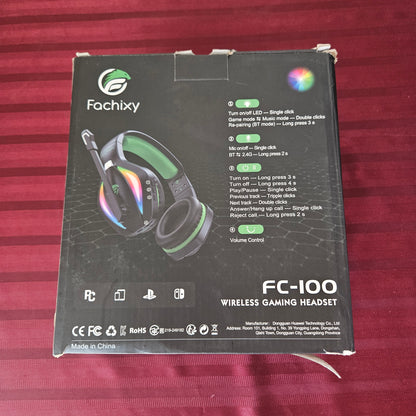 Audífonos Gamer inalámbricos - Fachixy FC-100 (Nuevo, caja abierta)
