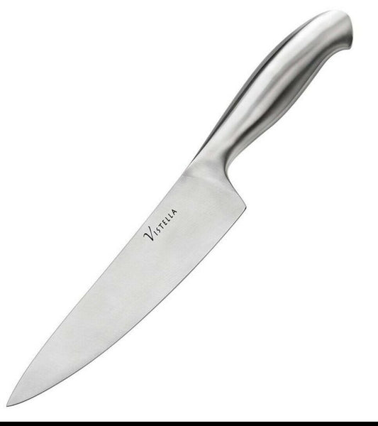 Cuchillo de chef de acero inoxidable 8" - Vistella (Nuevo)