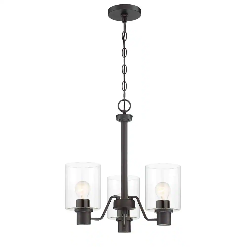 Candelabro de 3 luces - Hampton Bay Castleford (Nuevo, caja abierta)