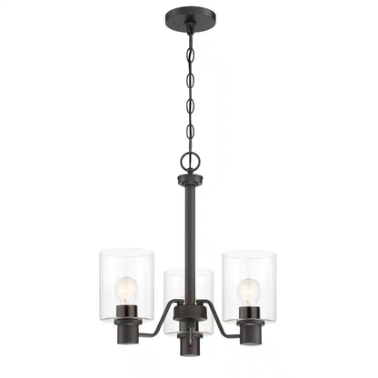 Candelabro de 3 luces - Hampton Bay Castleford (Nuevo, caja abierta)