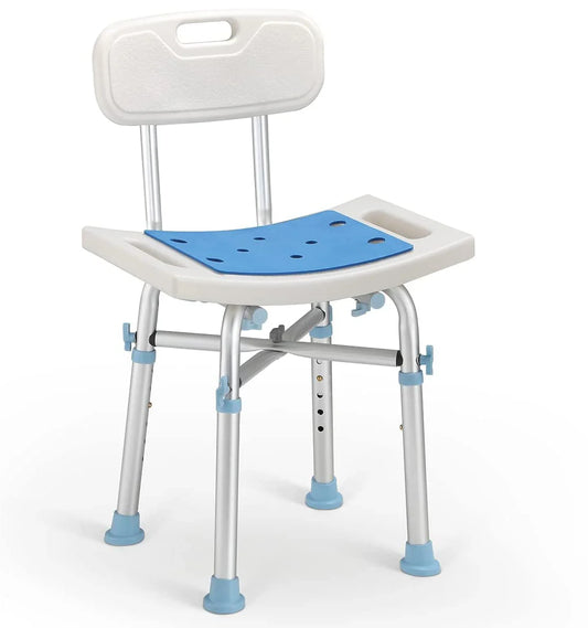 Asiento para ducha con respaldo - OasisSpace (Nuevo, caja abierta)