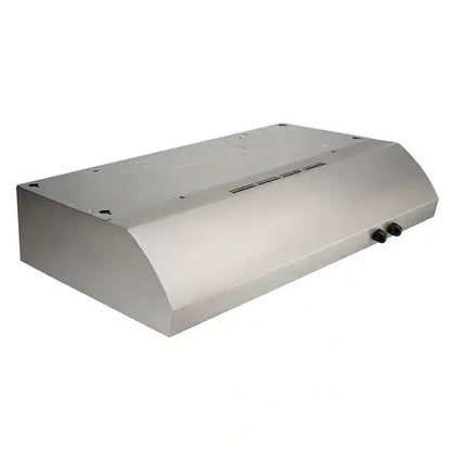 Campana de cocina de 30" convertible con extractor y luz de acero inoxidable - NuTone AR1 Series (Nuevo, pequeño detalle estético)