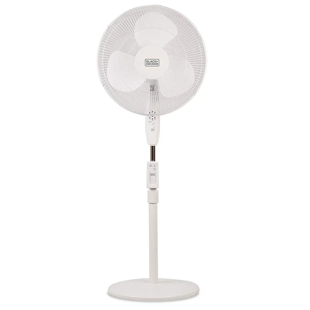 Ventilador de pedestal 16" con control remoto - Black+Decker (Nuevo, caja abierta)